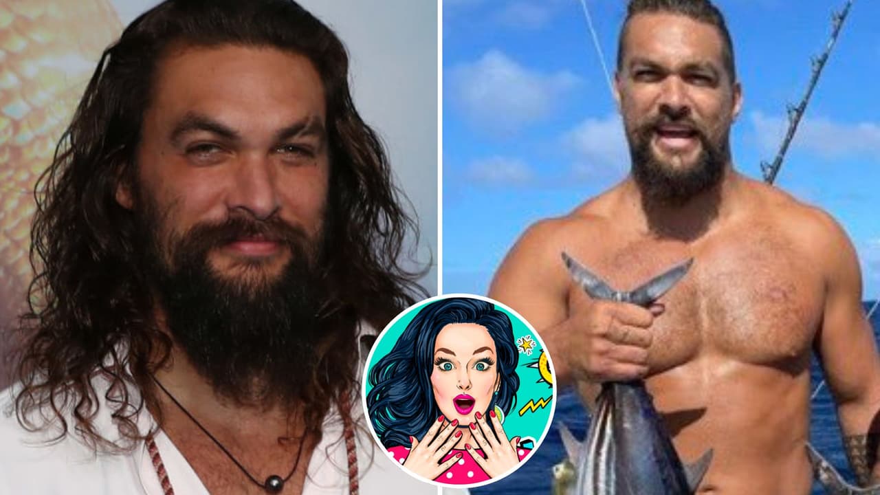 Captan a Jason Momoa pescando en taparrabos y desata lluvia de memes entre sus fans