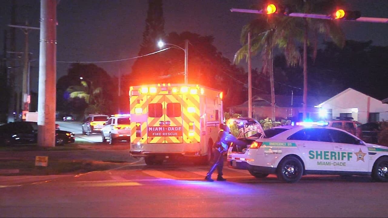 Un hombre es baleado durante presunto intento de robo en una casa del noroeste de Miami-Dade