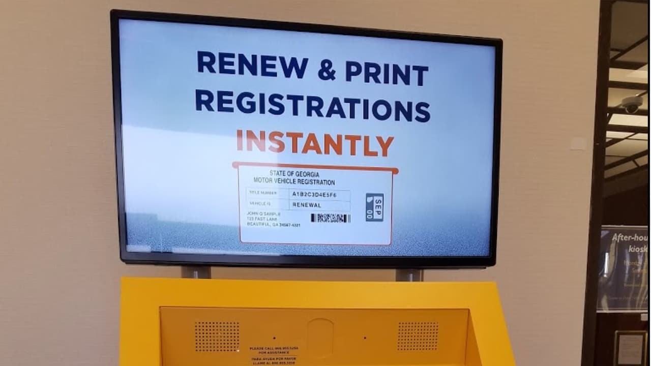 Extienden registros vencidos de vehículos en Georgia