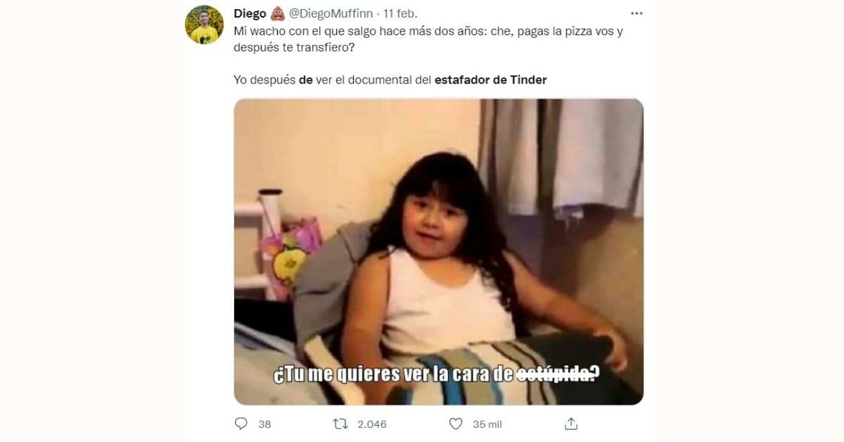 Memes del 'Estafador de Tinder'