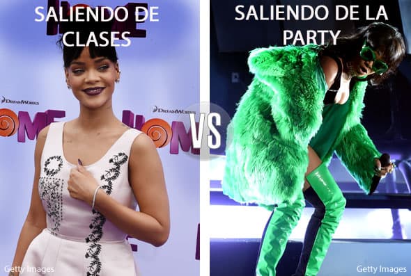 ¿Y a quién no le ha pasado así? En clases, muy seriecita, pero en la fiesta... ¡todo lo contrario!