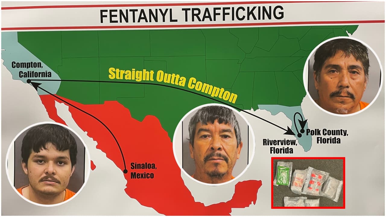 Cartel de Sinaloa vinculado a la incautación de fentanilo "más grande en la historia del condado Polk", dice alguacil
