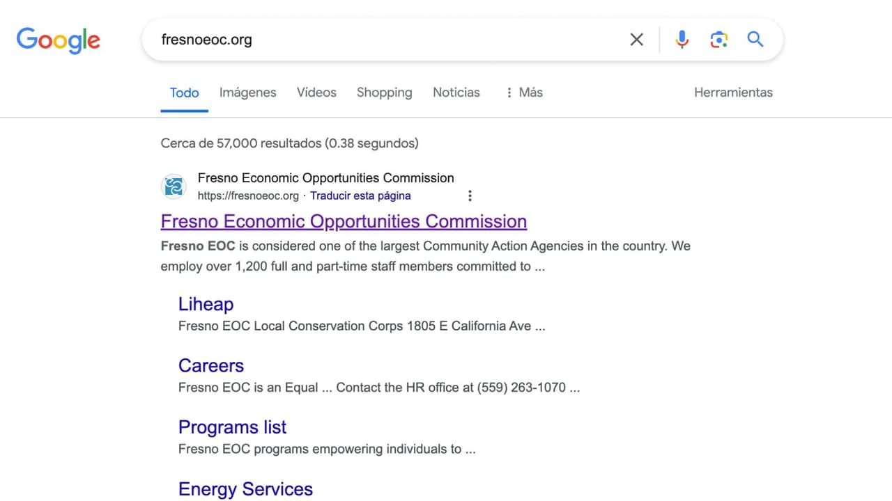 <b>1.- </b>Ingresa a la página de “fresnoeoc.org”.