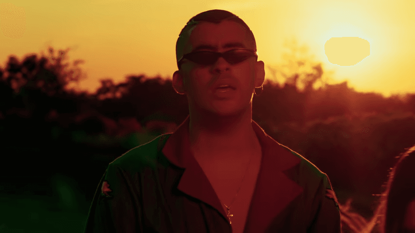Bad Bunny opens up in "Caro" video