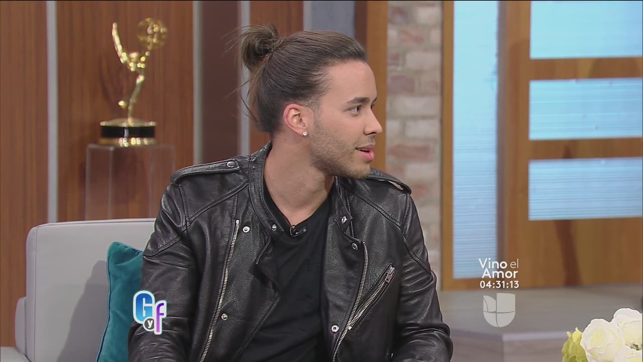Prince Royce llegó como invitado especial.