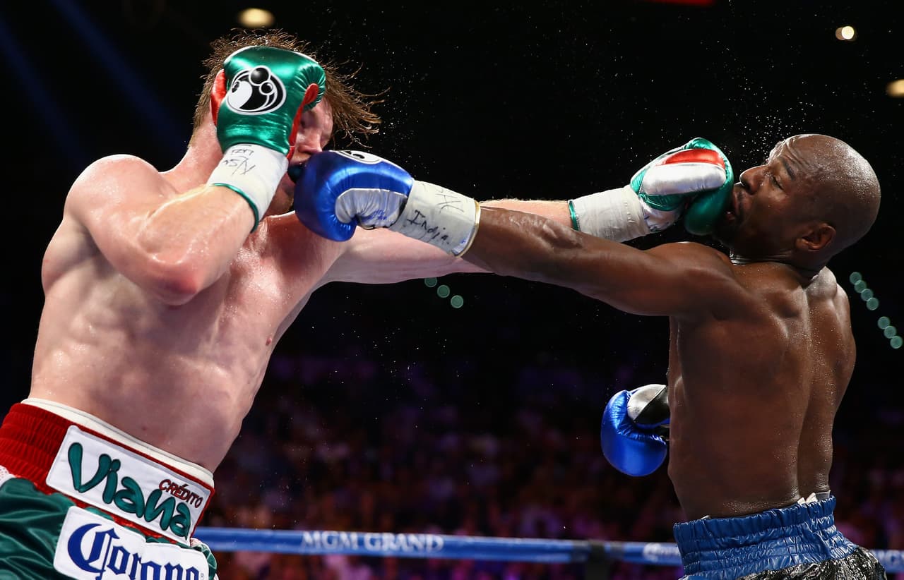 ¿Nuevo Rey de la Taquilla? Canelo le pisa los talones a Mayweather en Las Vegas