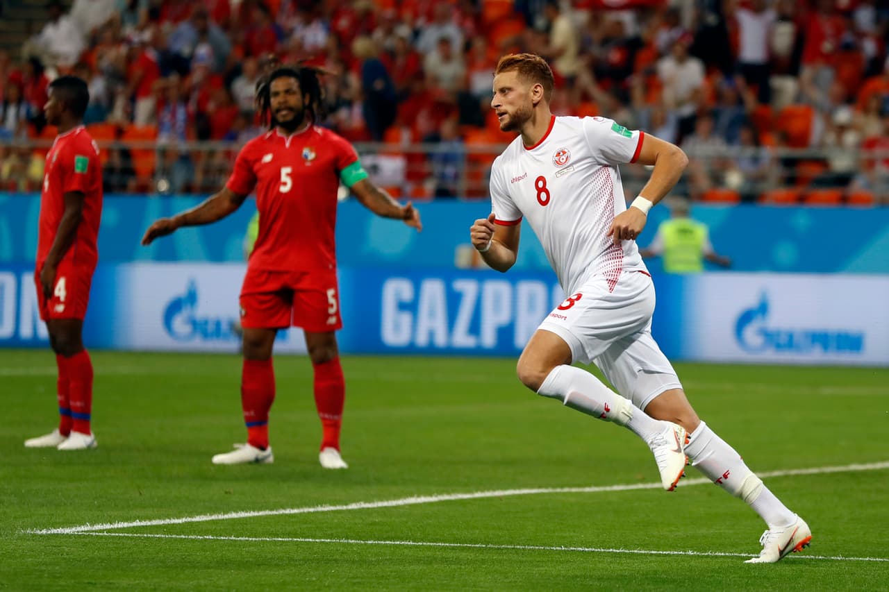 121.- Fakhreddine Ben Yuossef (Túnez) al minuto 51. Túnez 1-1 Panamá. Gol 2.00 en la historia de los Mundiales.