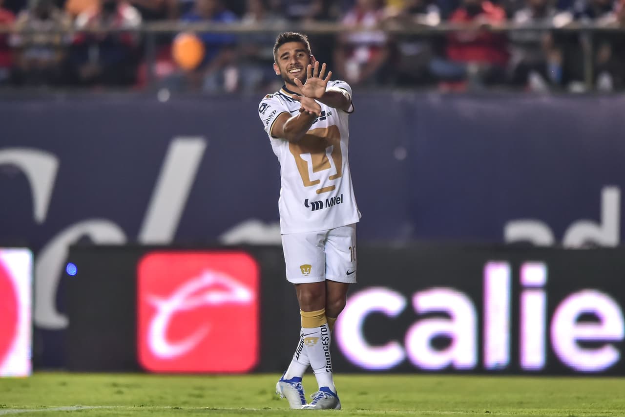 Atlético de San Luis remontó y venció 3-2 a Pumas con un hat-trick de Abel Hernández en la Jornada 9 del Apertura 2022; Eduardo Salvio marcó un doblete.