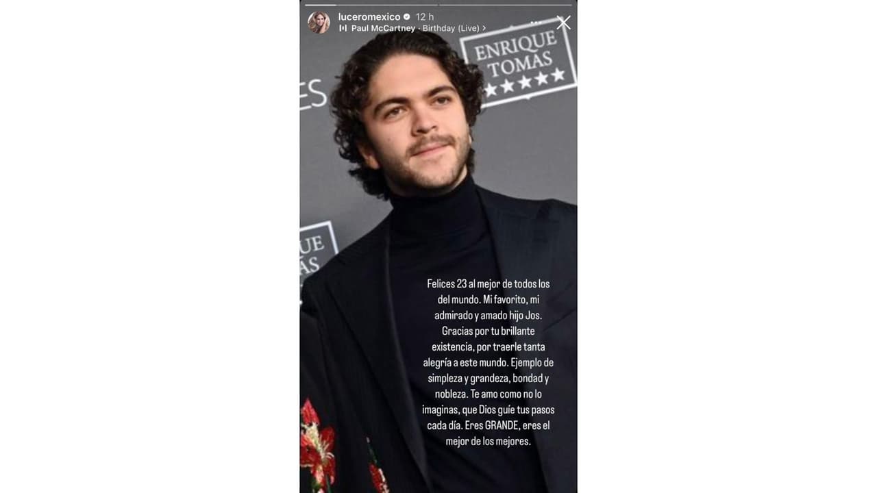 Lucero sorprendió al publicar fotos de su hijo mayor.