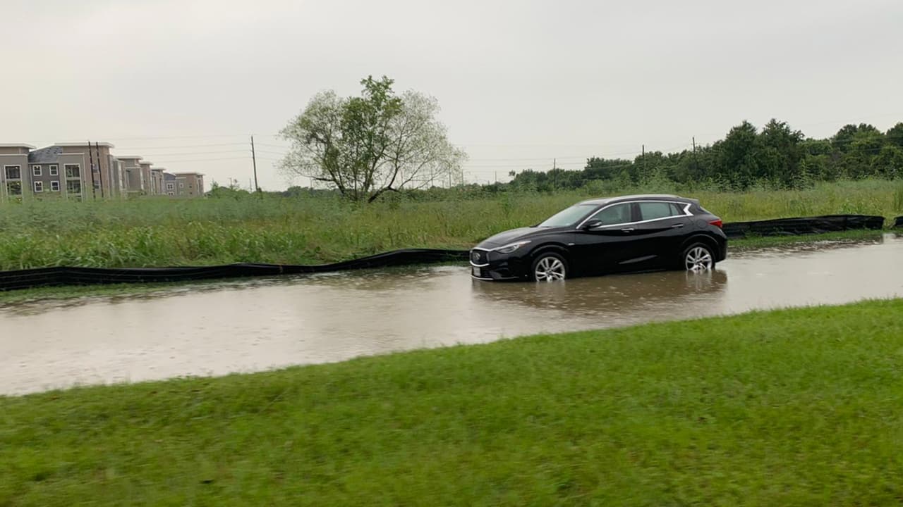 Así lucía la zona de Park View y Saum Road