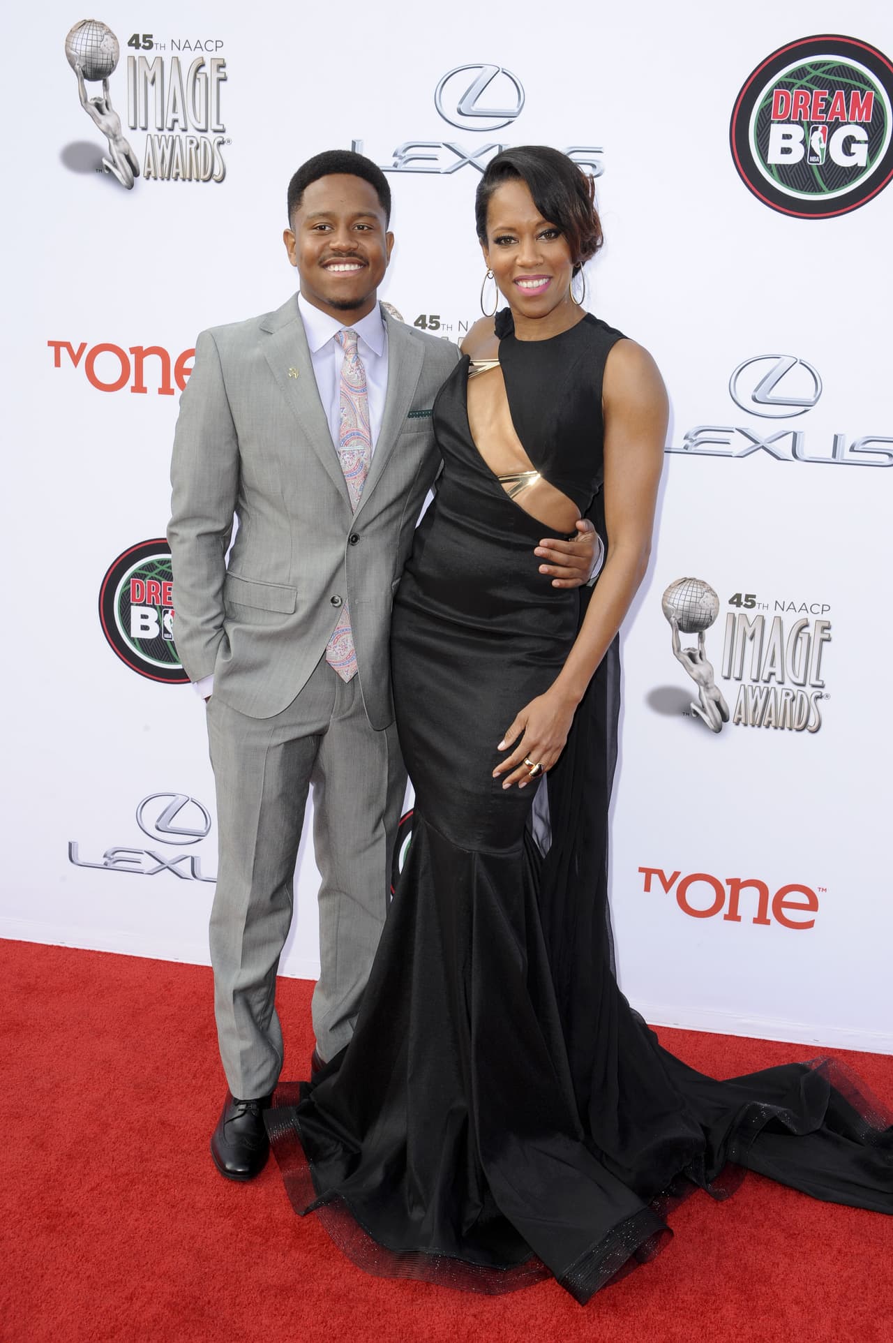 Regina King y su hijo Ian Alexander Jr.