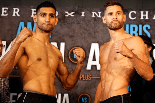 Amir Khan y Chris Algieri superaron pesaje