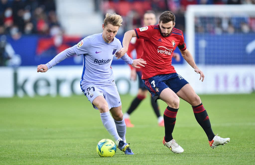 Barcelona, con goles de Nicolás González Iglesias (12') y Abde Ezzalzouli (49') tenían la victoria parcial, pero David García y el gol de último minuto de Ezequiel Ávila le dieron el empate al Osasuna durante la J17 en La Liga.
