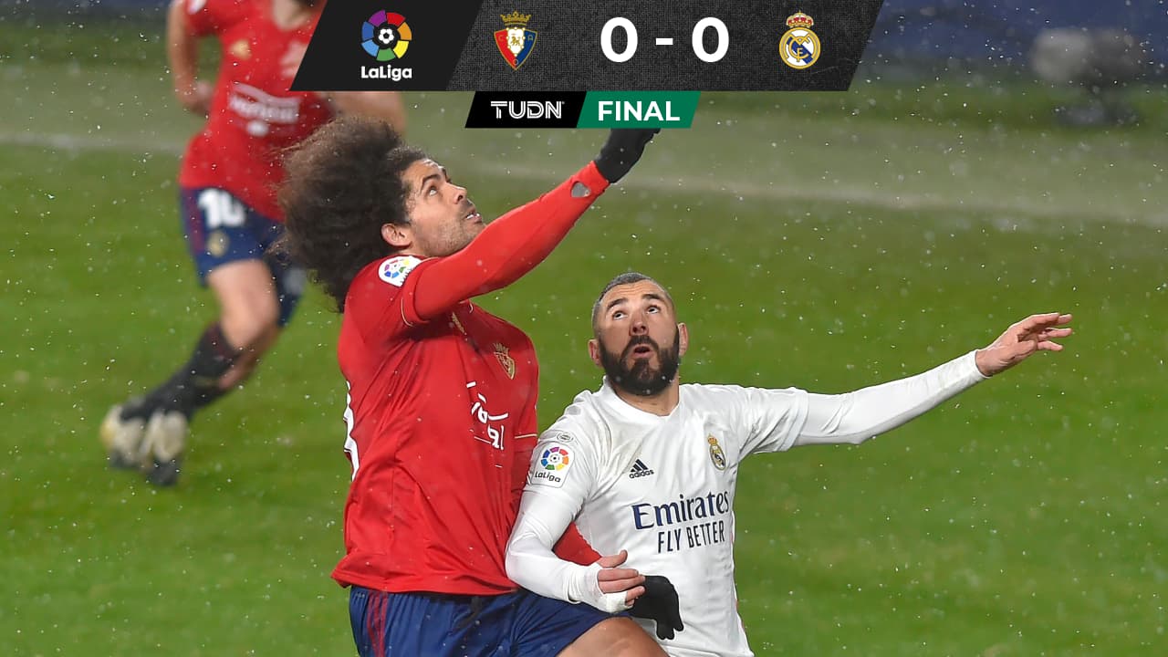 Osasuna 0-0 Real Madrid en LaLiga: resultado, goles y resumen