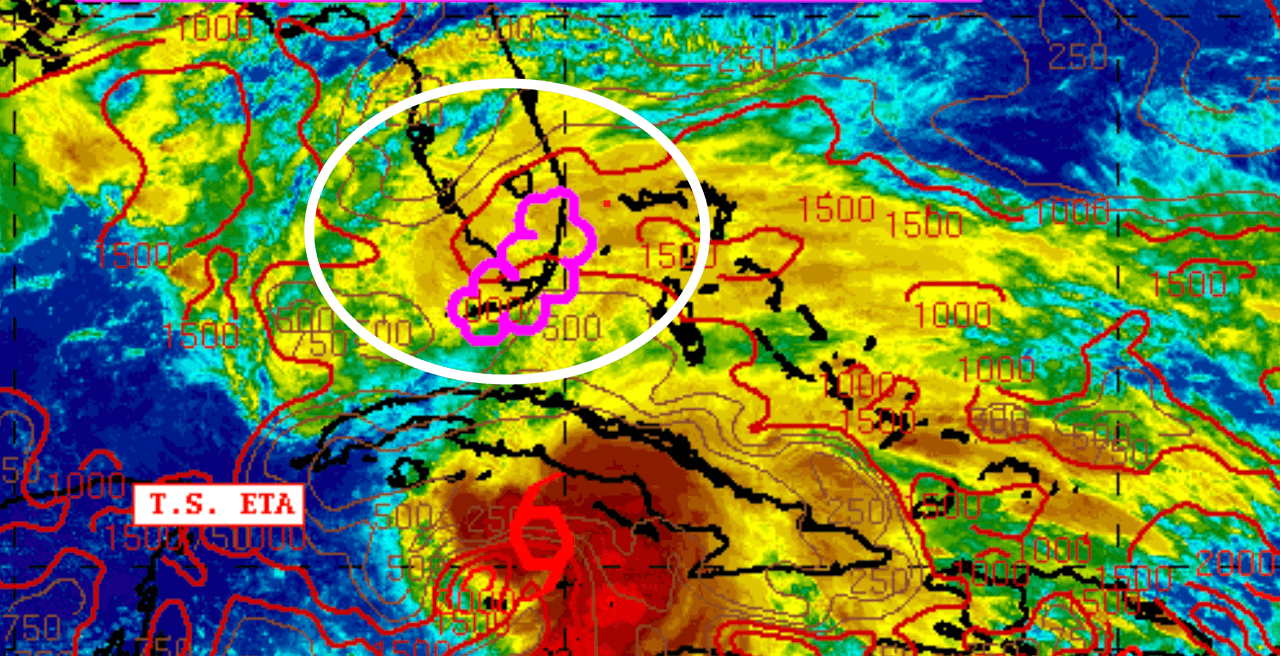 Prepárese para el impacto de la tormenta tropical Eta esta noche en Miami-Dade y Broward