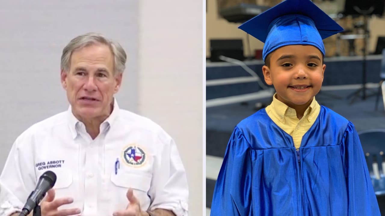 "Nuestros corazones están con el joven tejano que perdió su vida y su familia" dijo el gobernador, quien también pidió a la comunidad tener al menor en sus oraciones.