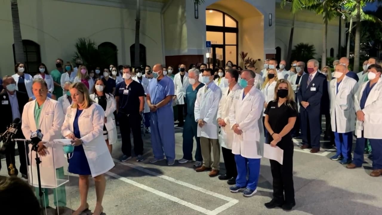 “Estamos exhaustos”: médicos en Florida ruegan a la comunidad que se vacune contra el coronavirus