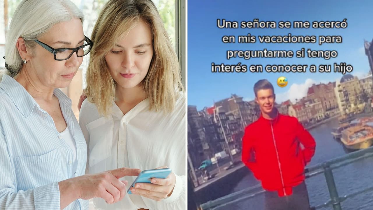 Señora presume fotos de su hijo a desconocida en restaurante: quiere que tenga una cita con él