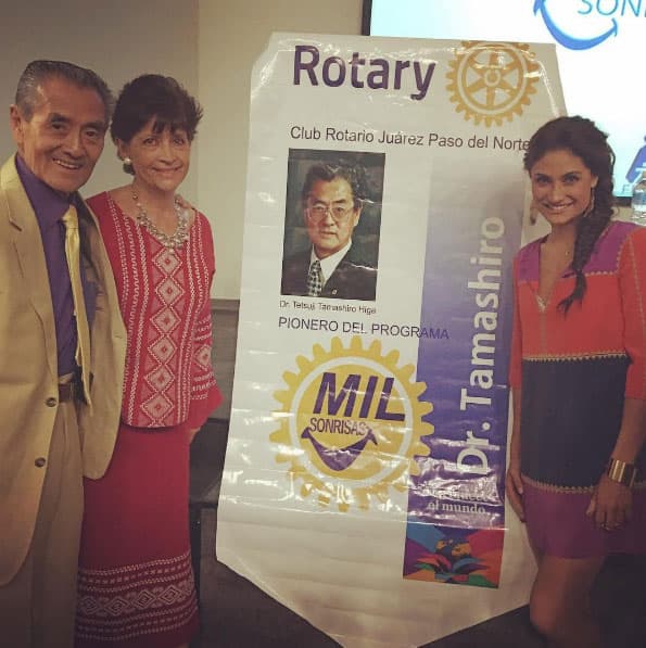 Es mexicana, pero su padre es de origen japonés, por eso Sachi tiene rasgos asiáticos.