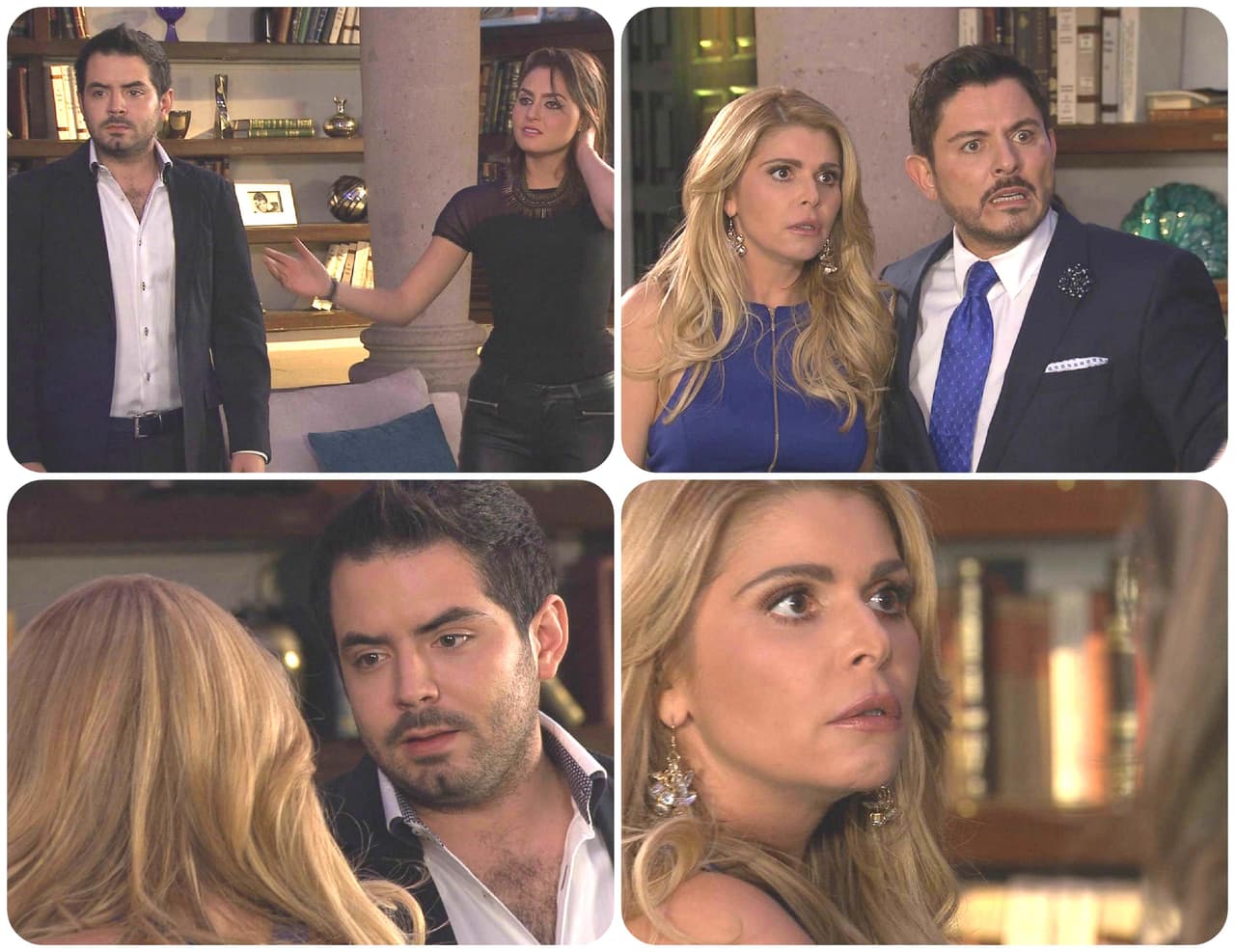 Ahora todos sospechan que Alejandra es hija de Esteban. ¿Será? Santiago se siente con unos cuernotes.