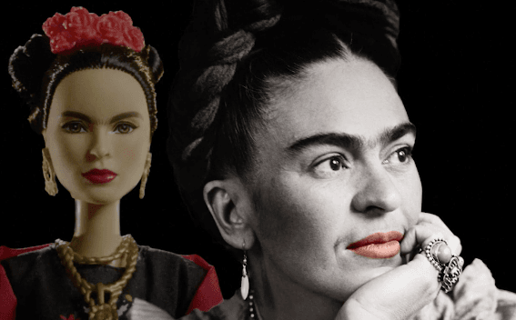 Convierten a Frida Kahlo en Barbie para celebrar el Día de la Mujer
