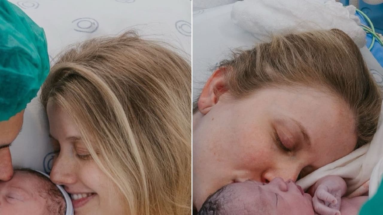 Gabriela Prioli mostra rostinho da filha e encanta com fotos da família após o nascimento