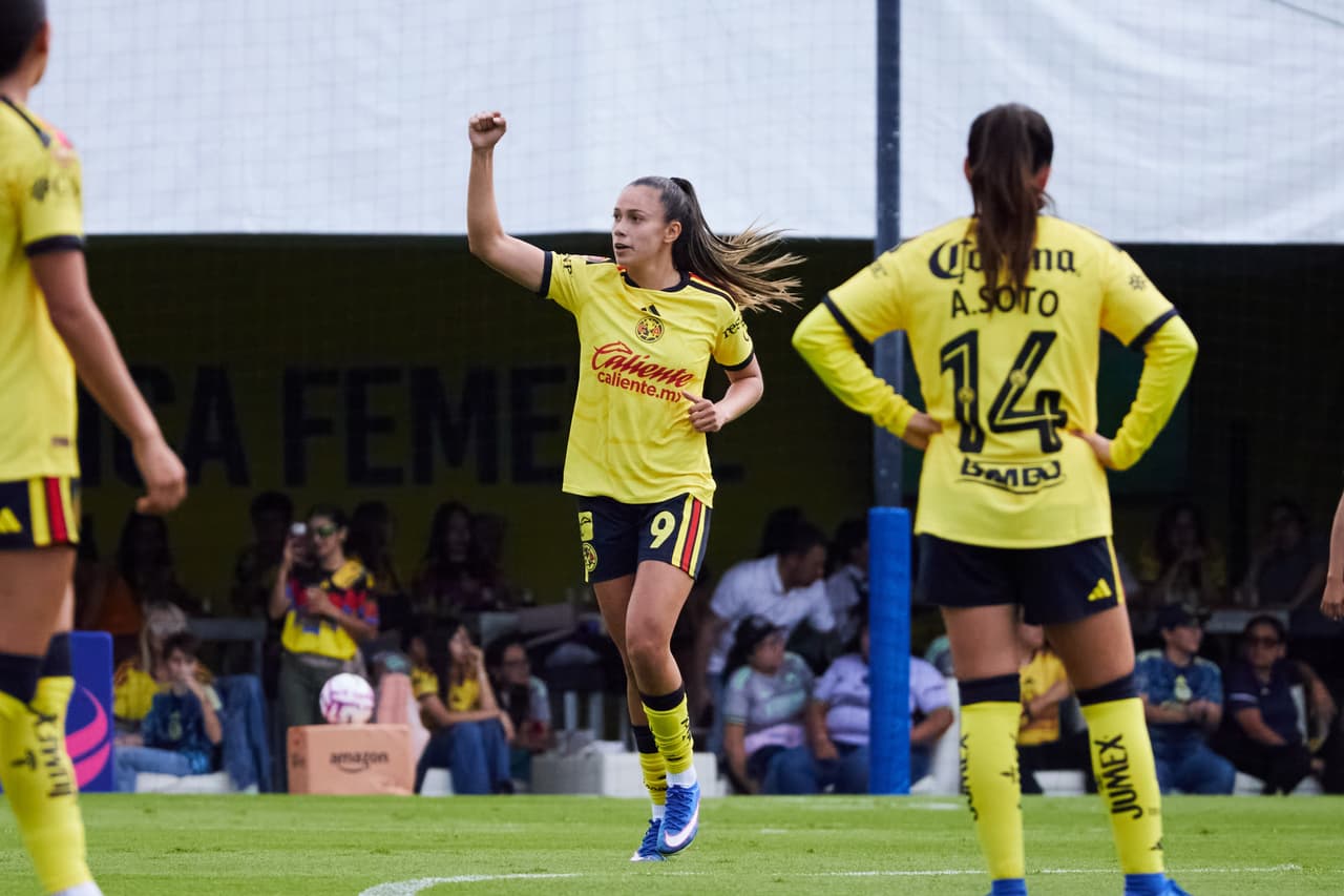 América golea a Puebla y mantiene racha invicta y goleadora en Liga MX Femenil