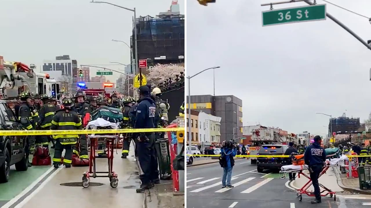 Reportan varios heridos y lesionados tras tiroteo en una estación de metro de Brooklyn