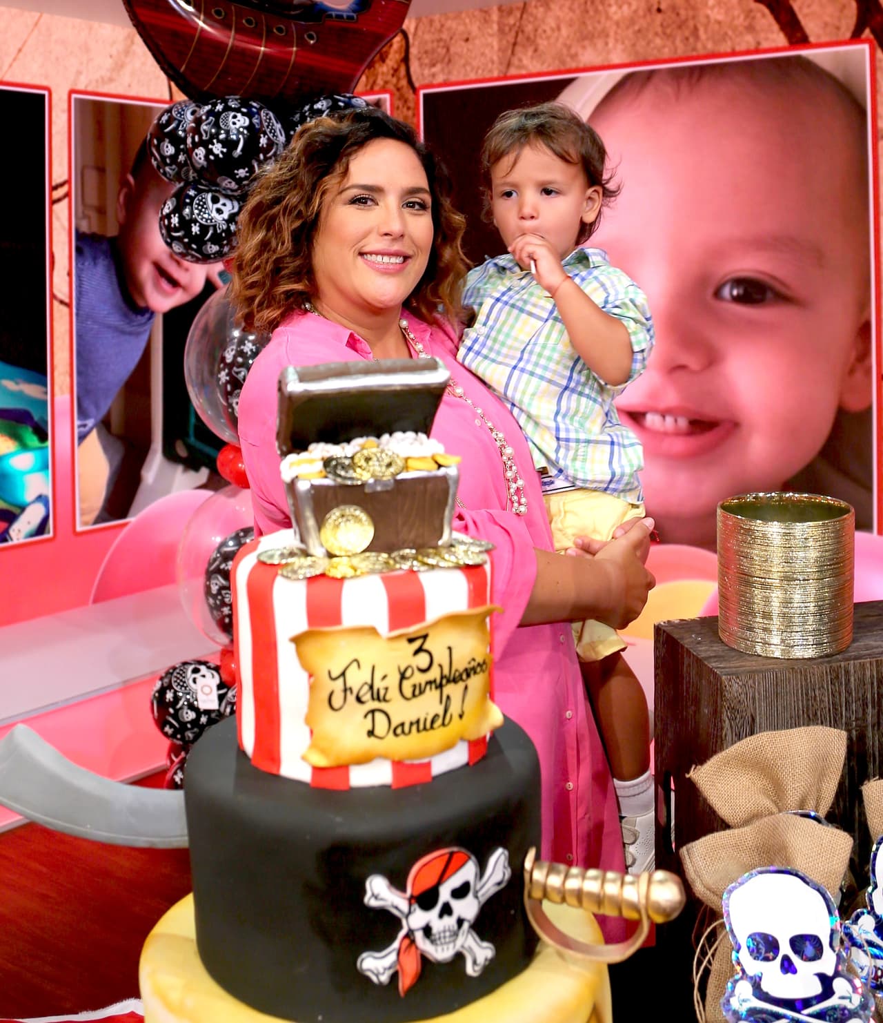 Angélica Vale y su hijo Daniel Nicolás