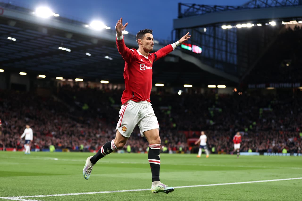 Cristiano Ronaldo suma 18 goles esta campaña en la Premier League.