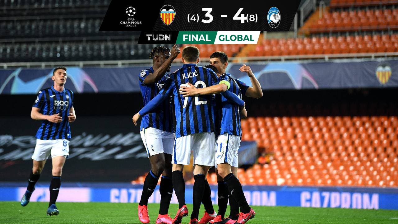 Con póker de Ilicic, el Atalanta arrasó con el Valencia y está en Cuartos