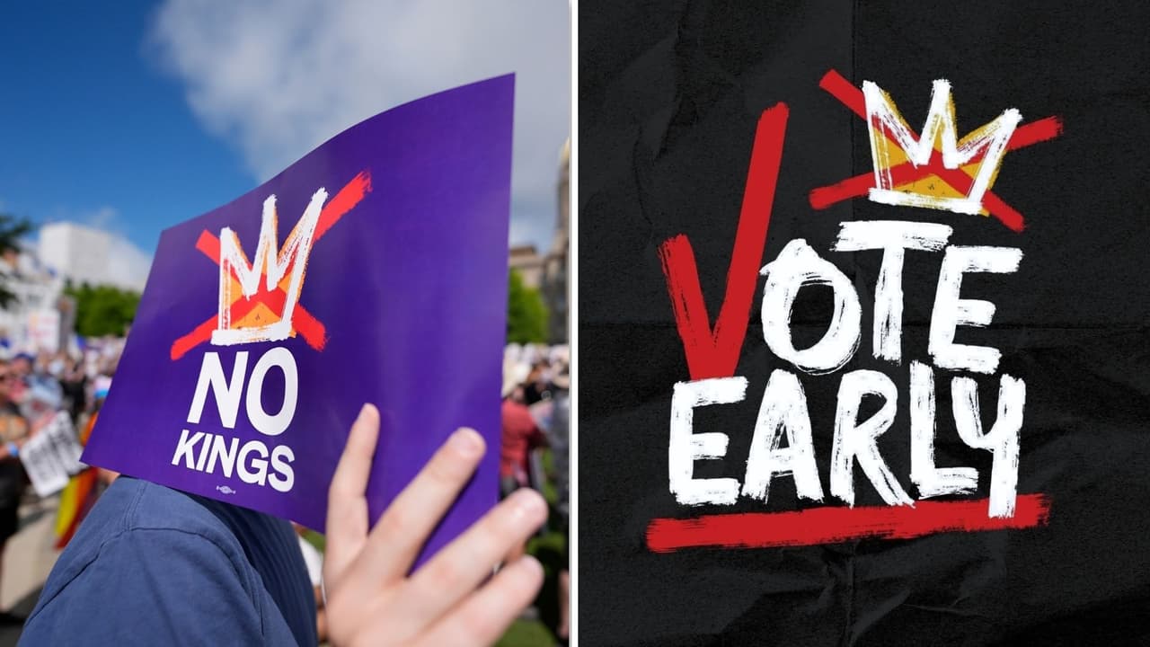 Votación anticipada en Carolina del Norte: dónde son los eventos de “No Kings” y cuándo