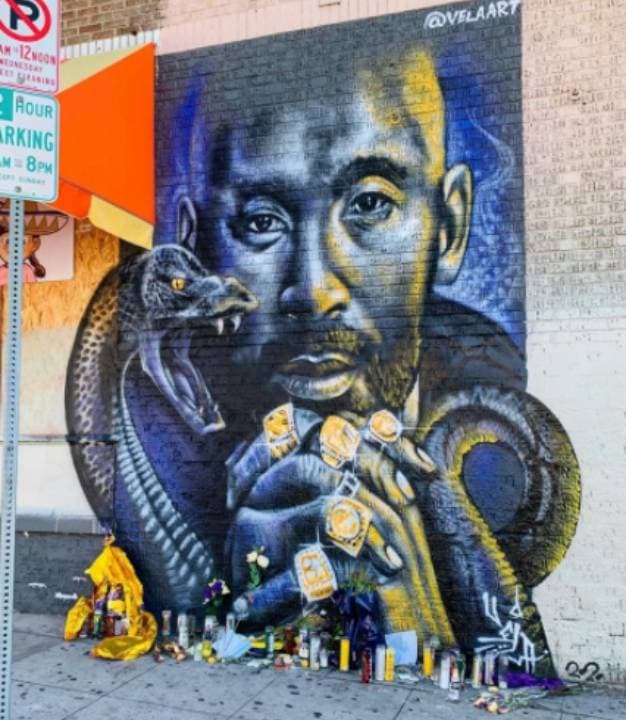 Las calles de las principales ciudades de los Estados Unidos se adornan con las asombrosas muestras de amor para la leyenda de la NBA.