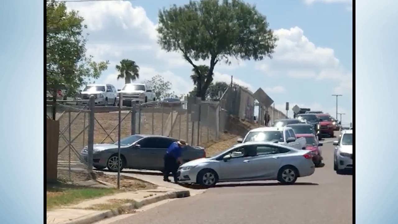 Road rage at Laredo school goes viral