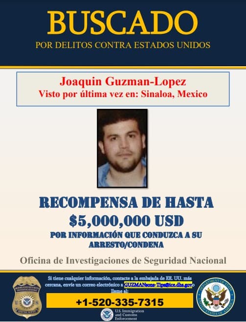 De acuerdo con el Departamento de Estado, los hermanos Guzmán López “iniciaron pronto su carrera en el narcotráfico heredando las relaciones de su hermano fallecido, Edgar Guzmán López”.
<br>