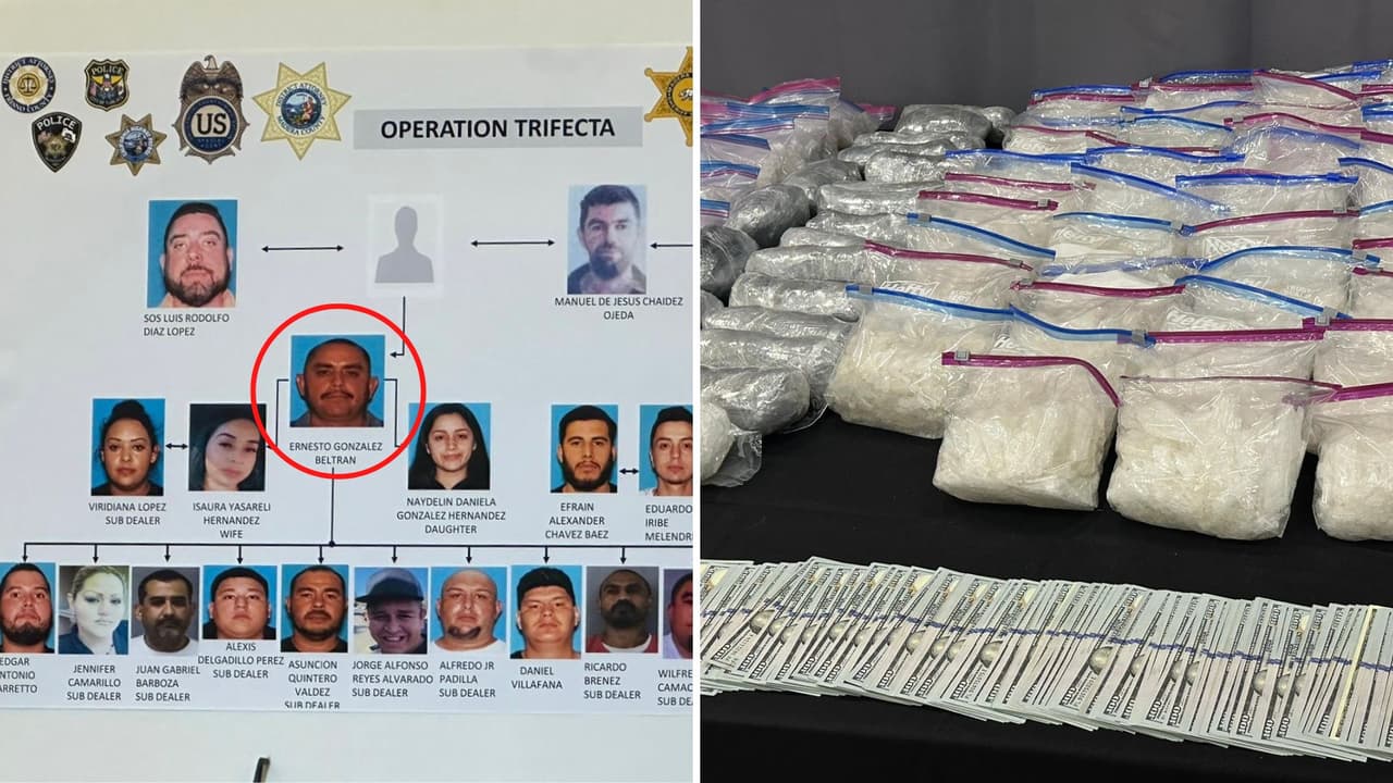 Arrestan a 28 personas de clan mexicano en la incautación de droga más grande en Madera