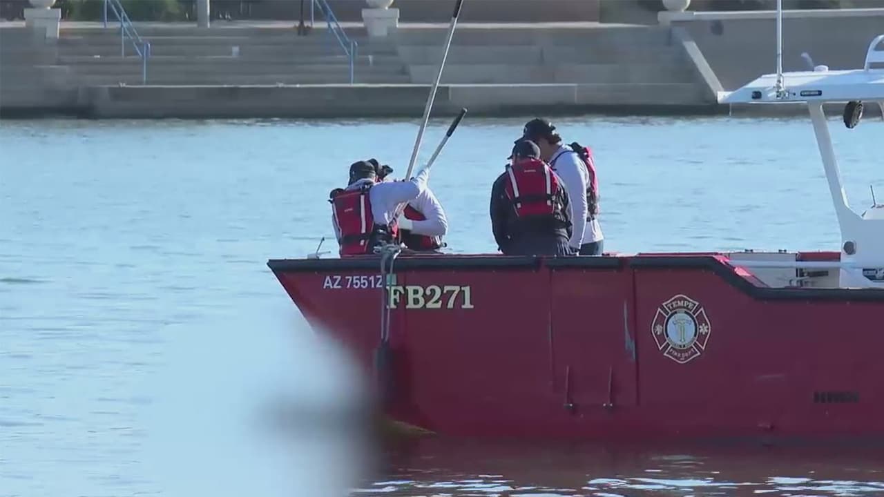 Recuperan cuerpo de una persona desaparecida en Tempe Town Lake