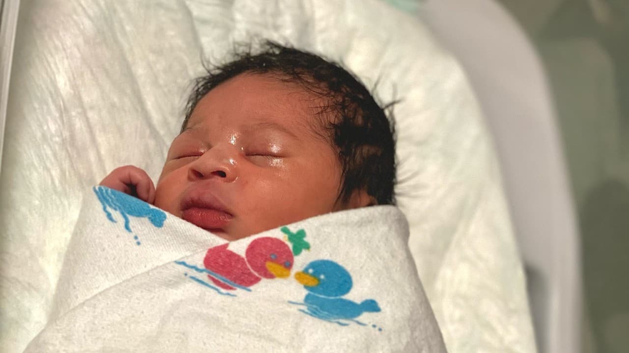 Demetri Devon Gurley fue el primer bebé que nació en el Cape Fear Valley Medical Center.