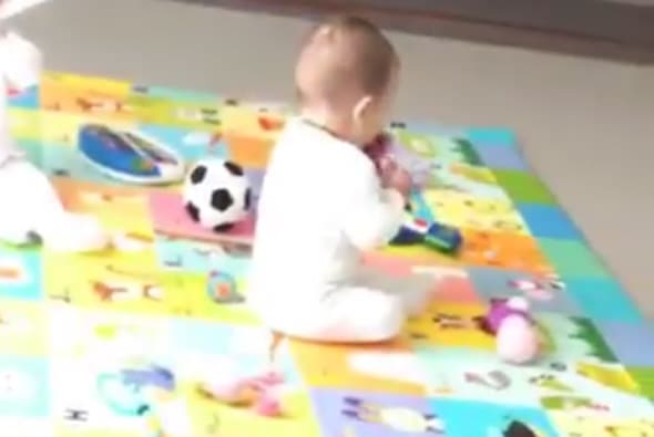 Los pequeños apenas tienen siete meses pero han crecido mucho desde la última vez que pudimos verlos.