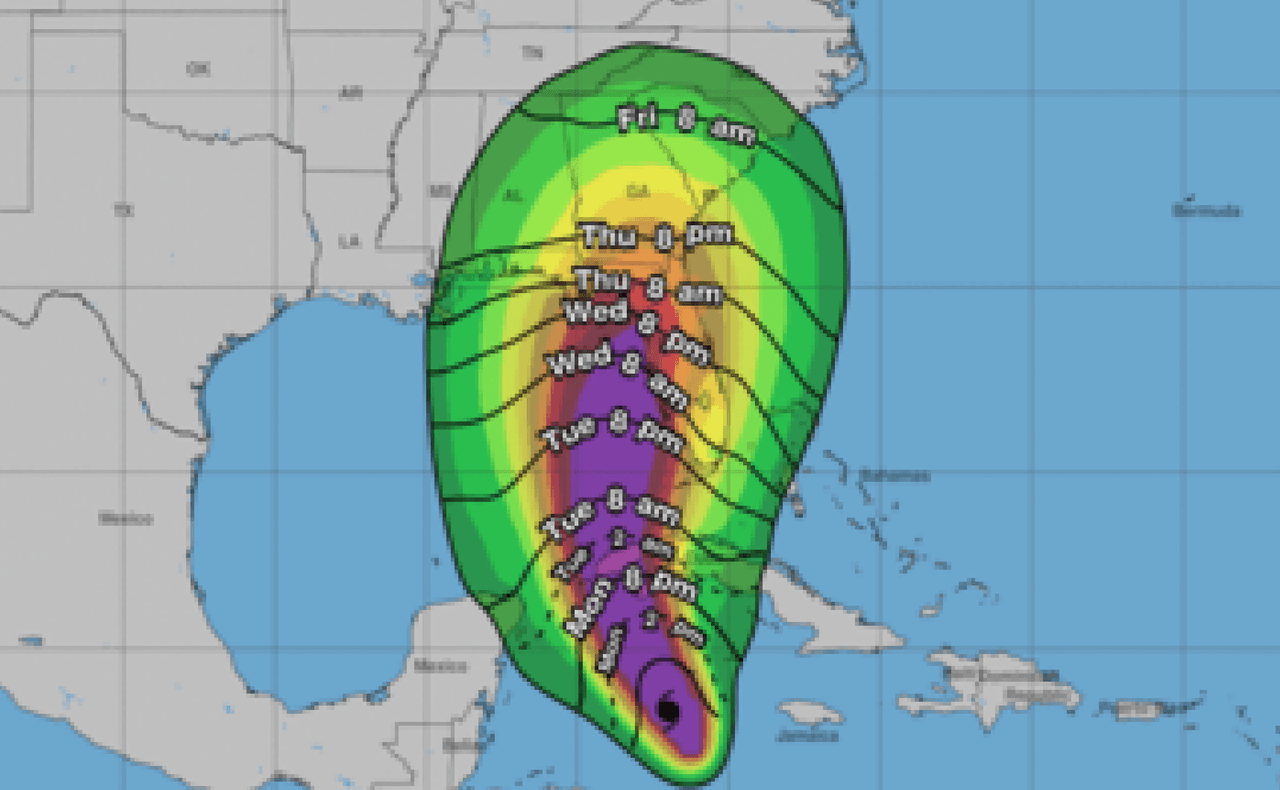 Azote del huracán Ian es esta noche en Cuba: tendremos lluvias y posibles tornados en el sur de Florida