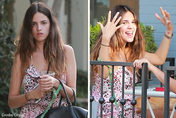 Eiza se dejó ver de cara lavada y con el cabello hecho un desastre... pero eso no le importó.
