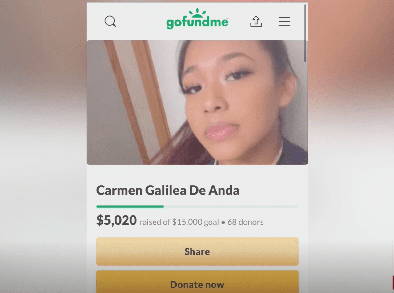 La familia Deanda Ramos necesita recaudar 15,000 dólares para pagar el funeral. Abrieron
<a href="https://www.gofundme.com/f/carmen-galilea-de-anda " target="_blank">una cuenta en Go Found Me</a> para reunir la cantidad y hacer los pagos funerarios.
<br>