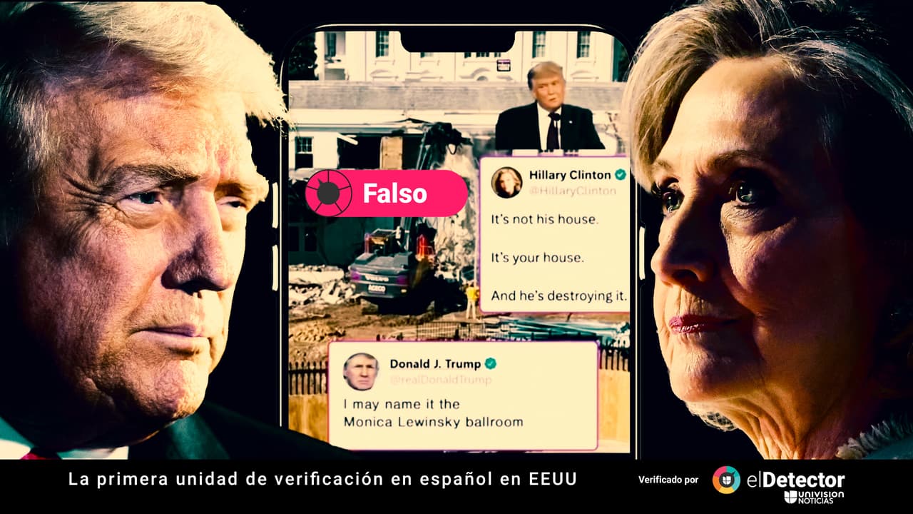 Donald Trump NO ha comentado que podría bautizar el nuevo salón de baile de la Casa Blanca “Monica Lewinsky”