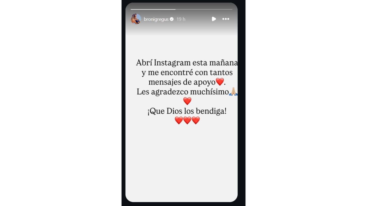 Ex de Mario Cimarro agradece las muestras de apoyo.