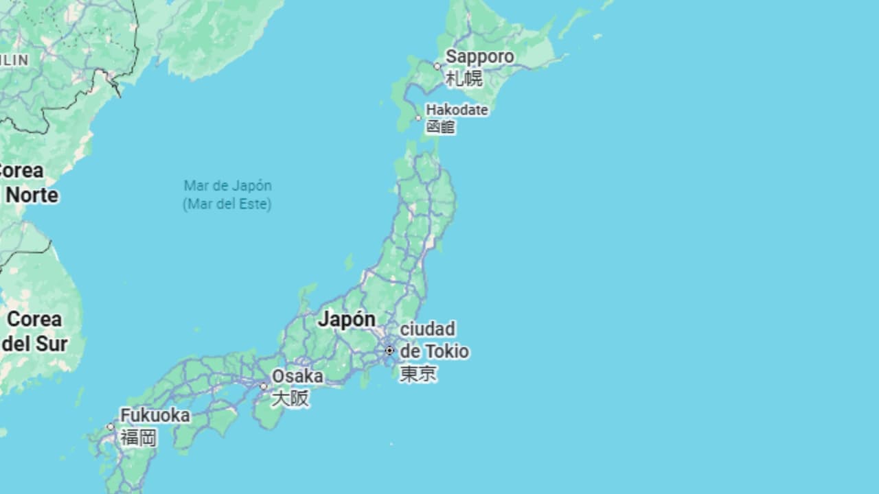 Se registra sismo de magnitud 5.9 en la región de las Islas Volcano, Japón