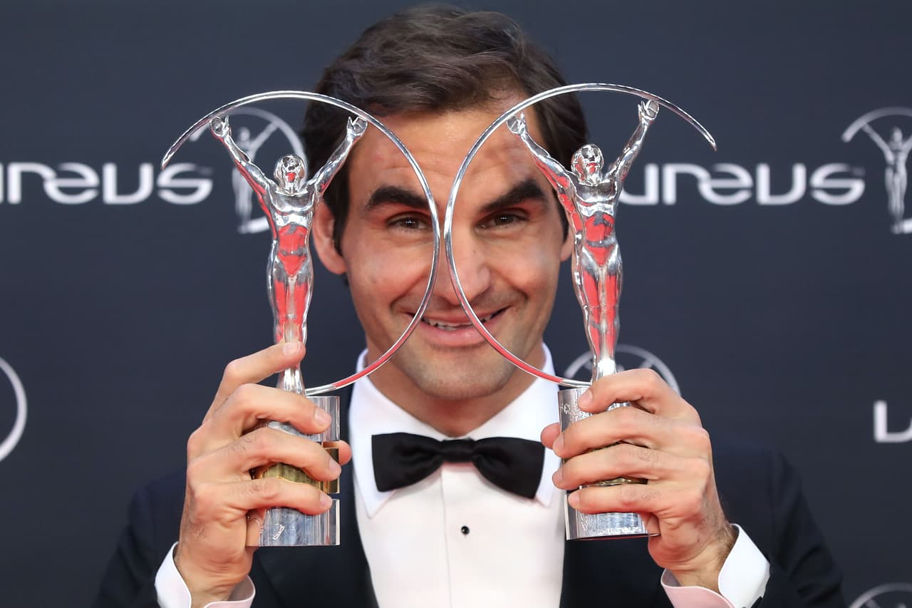 Federer ganó el premio Laureus al Mejor Deportista del Año por quinta vez