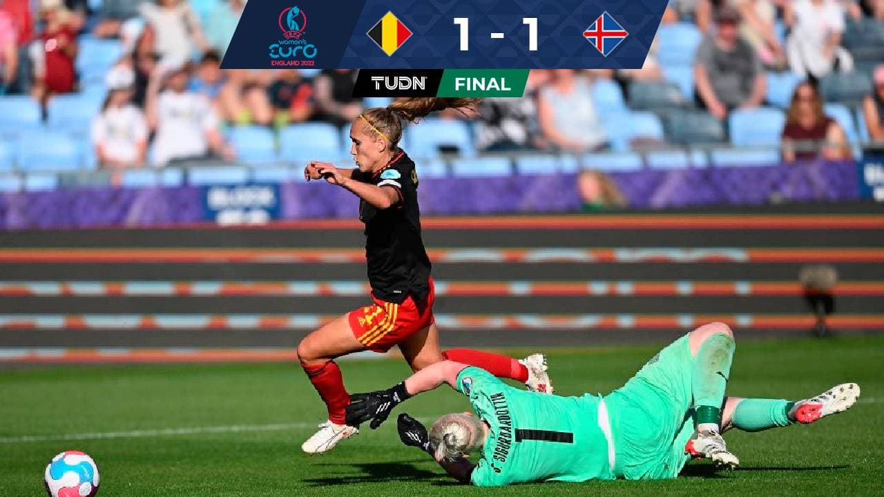 Bélgica e Islandia inician con empate en la Euro Femenil