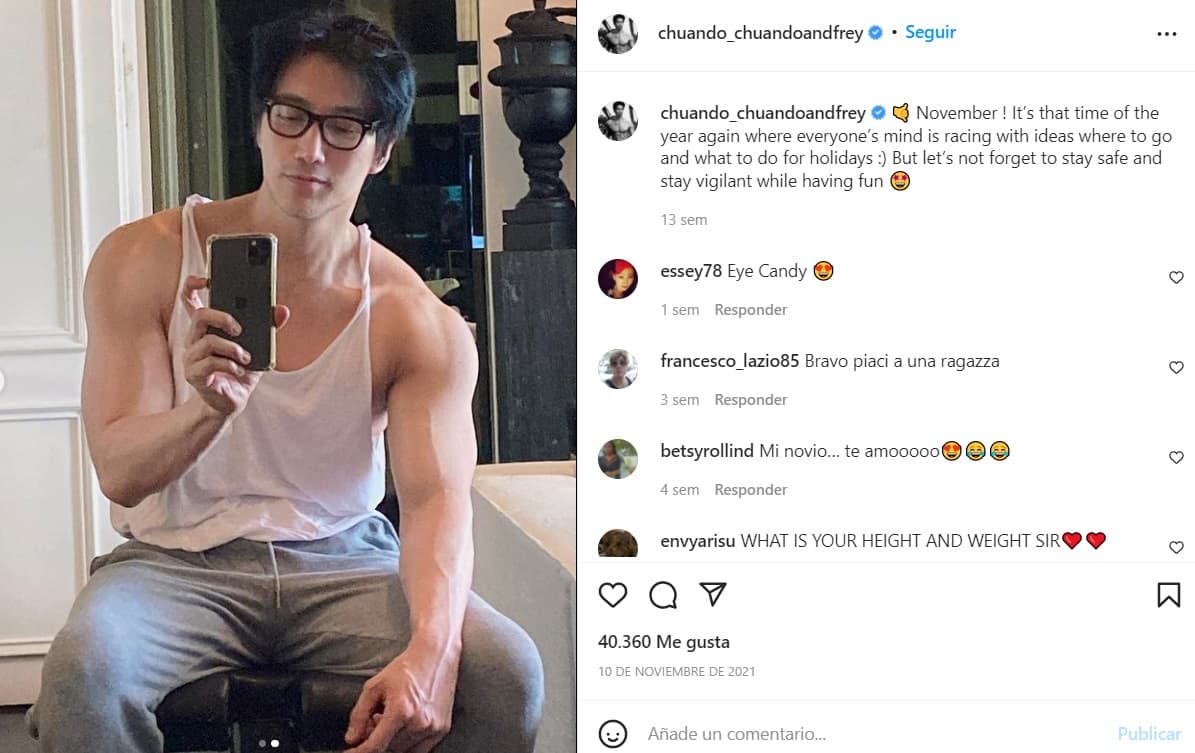 Chuando Tan tiene más de 1 millón de seguidores en Instagram.