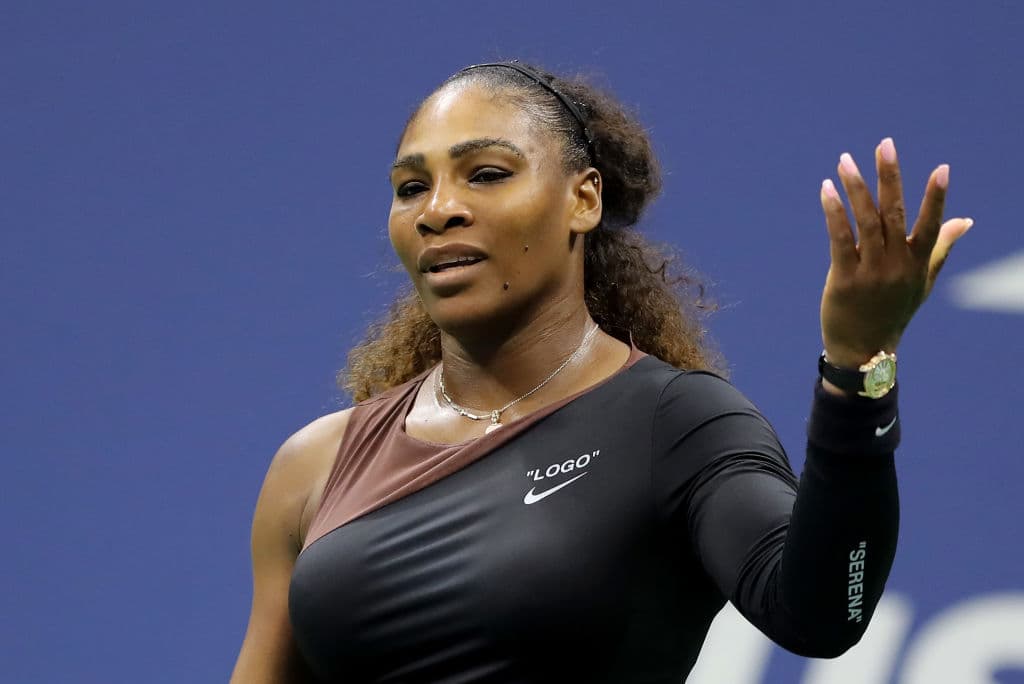 Serena Williams encontró que no tenía sentido la advertencia que había recibido.