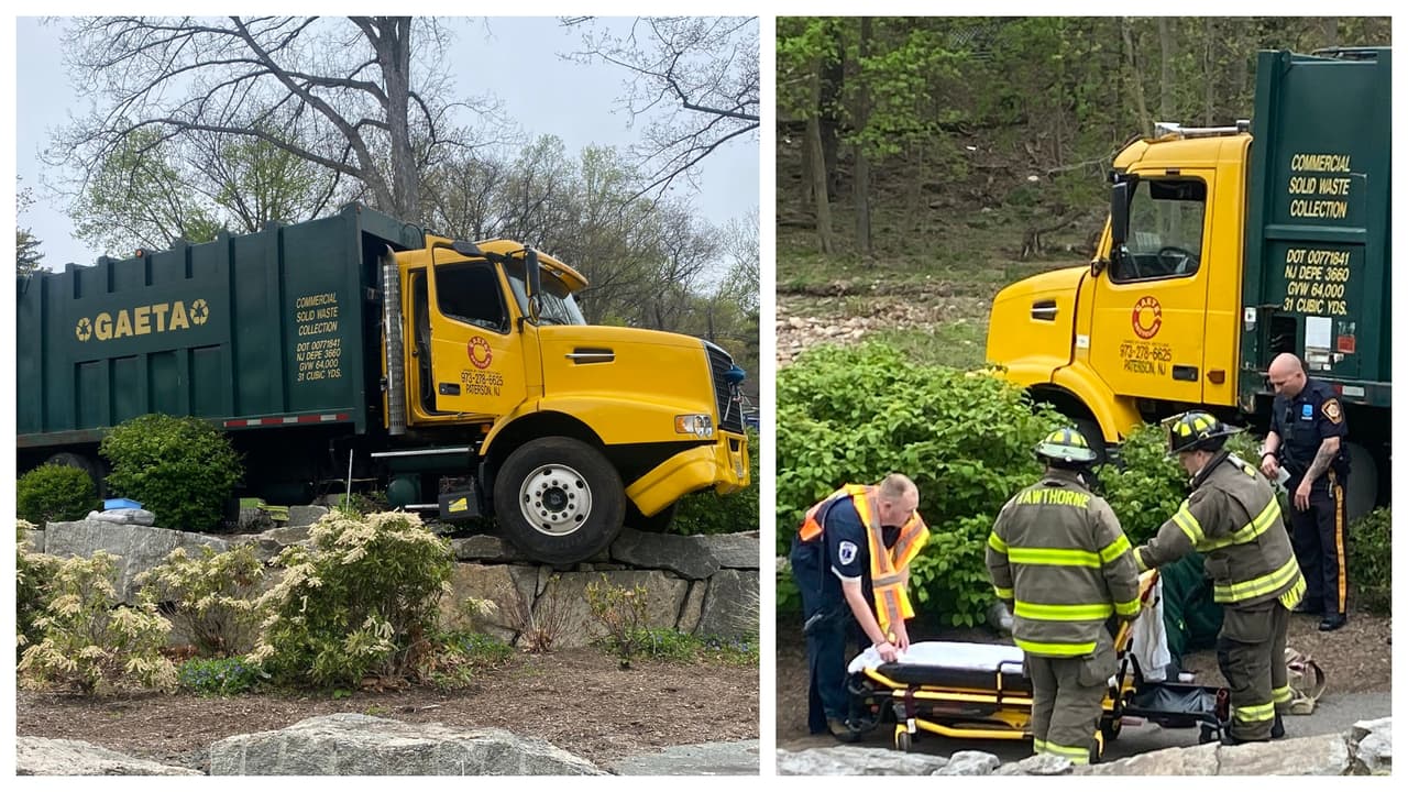 Quedaron vivos de milagro: el camión de basura en el que trabajaban se quedó sin frenos